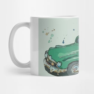 Artistic Illustration of Hudson Automobile Mug